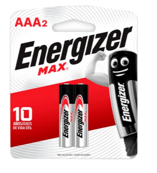 Pilas Energizer Max AAA X 2 Unidades