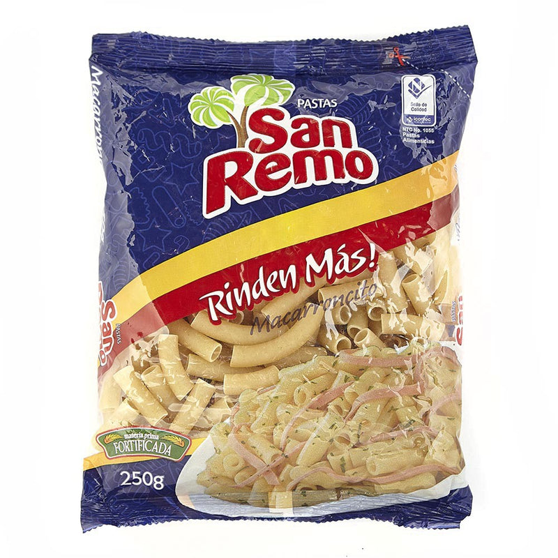 Macarrocito San Remo X 250 Gramos