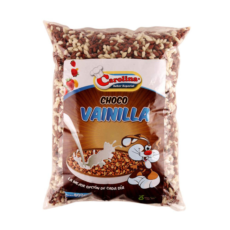 Cereal Choco Vainilla Carolina X 200 Gramos