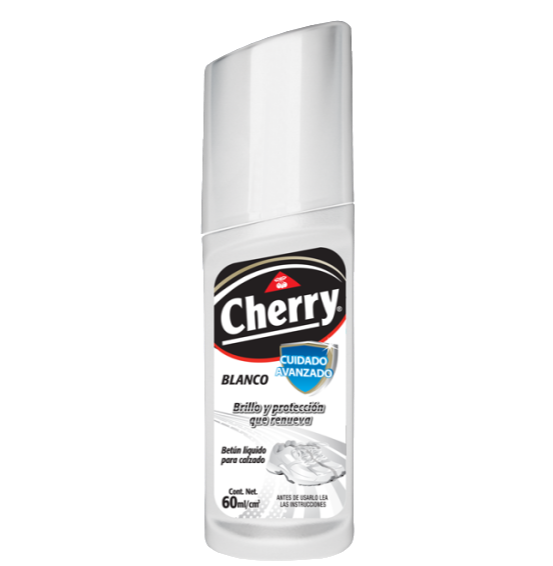 Betún Liquido Cherry Blanco X 60 Ml