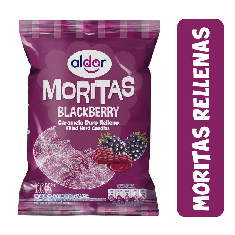 Moritas Rellenas Aldor X 100 Unidades