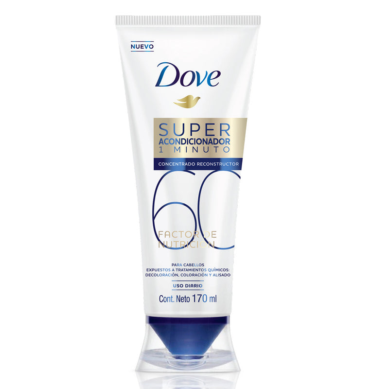 Super Acondicionador 1 Minuto 60 Dove X 170 Ml