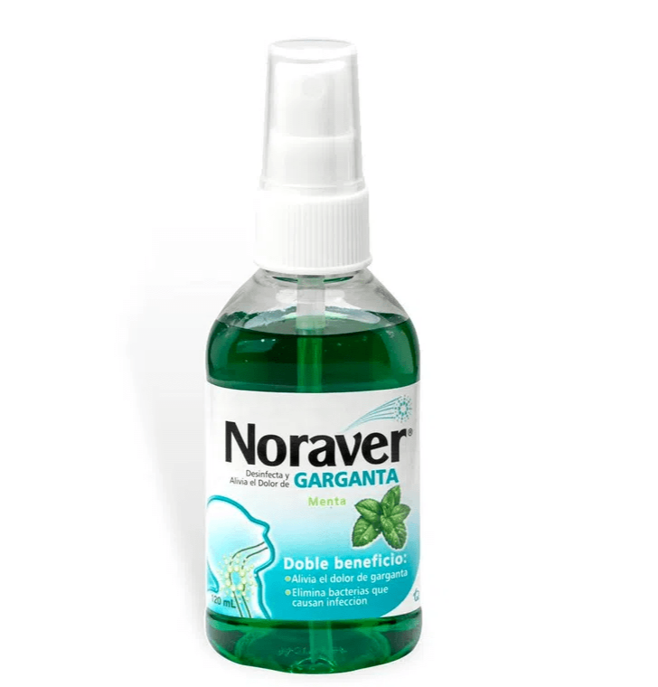 Noraver Garganta Menta X 120 Ml