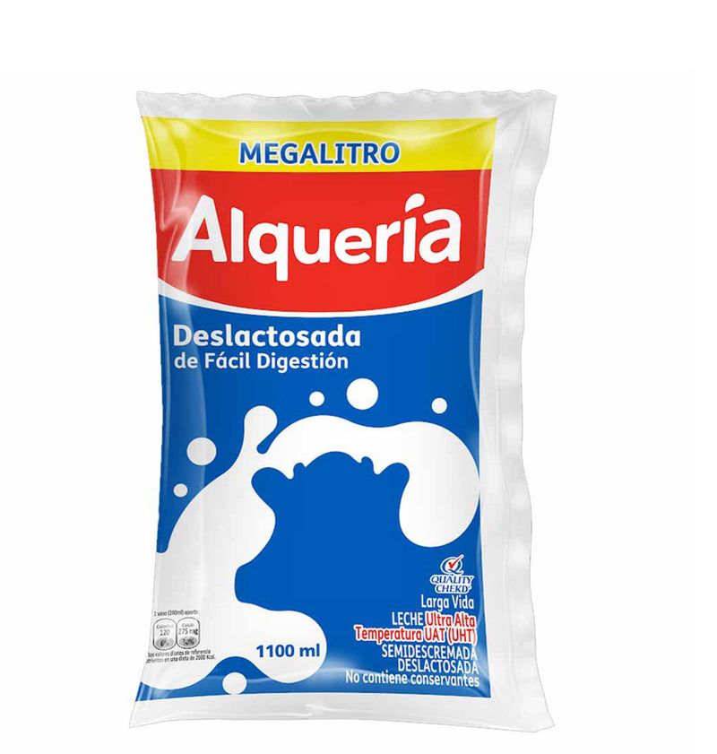 Leche Deslactosada Alqueria Megalitro X 1100 ml