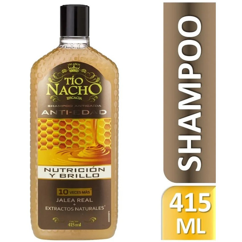 Shampoo Tío Nacho Anti - Edad X 415 Ml