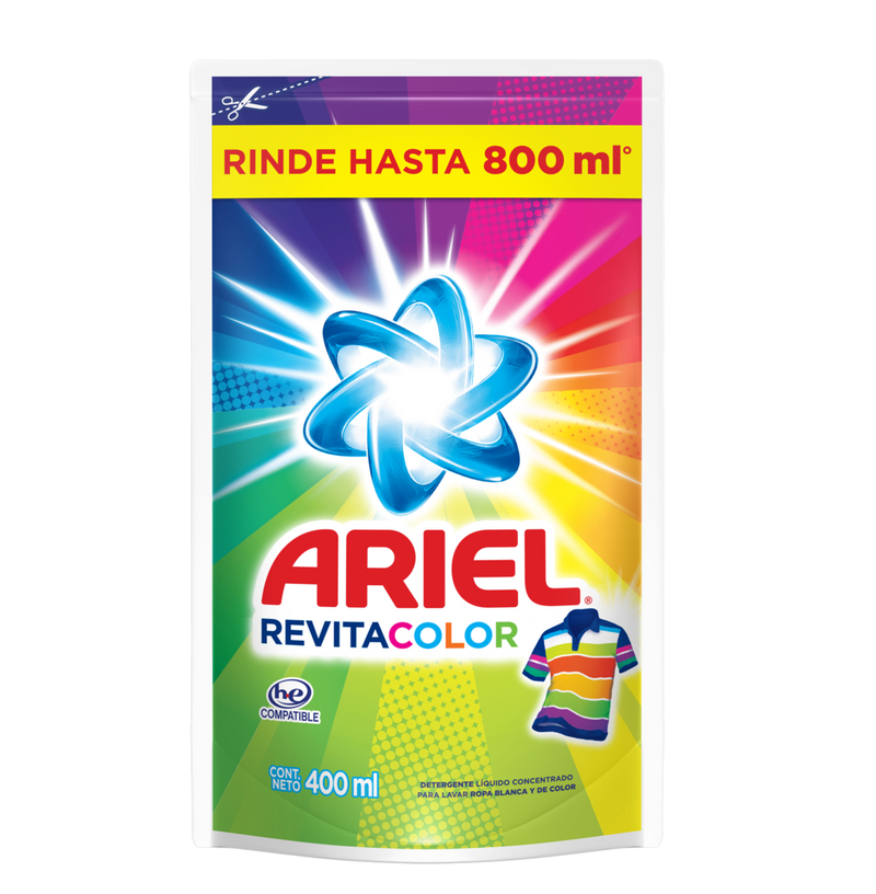 Detergente Liquido Ariel Revita Color