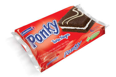 Ponky Torta Negra X 6 Unidades