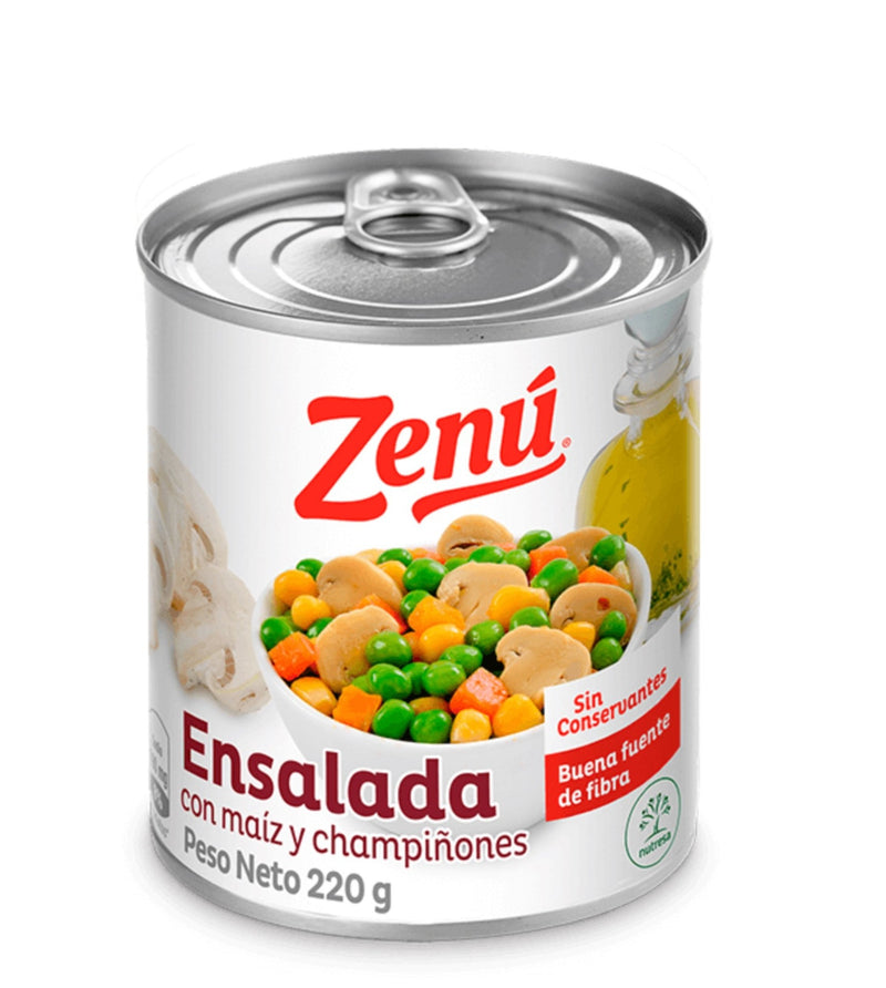 Ensalada con Maíz y Champiñones Zenú X 220 Gramos