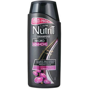 Shampoo Nutrit Negro Azabache X 750 Ml