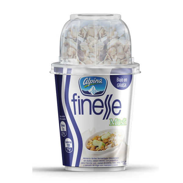 Yogurt Finesse con Musli X 170 Gramos