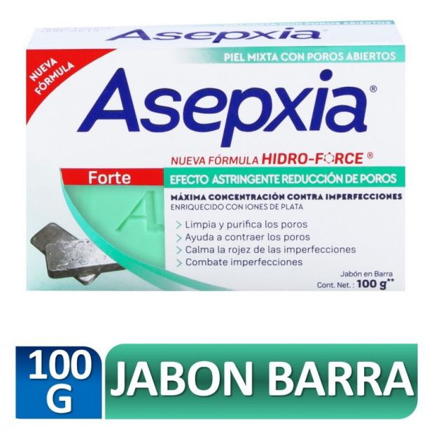 Jabón Asepxia Forte X 100 Gramos