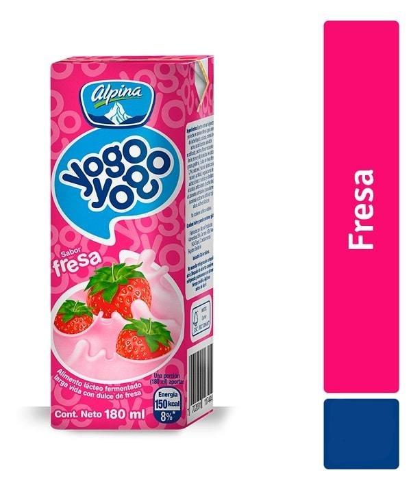 Yogurt Yogo Yogo Fresa X 185 Ml