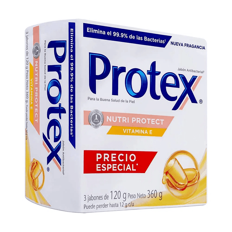 Jabón Protex Vitamina E 360 Gramos X 3 Unidades