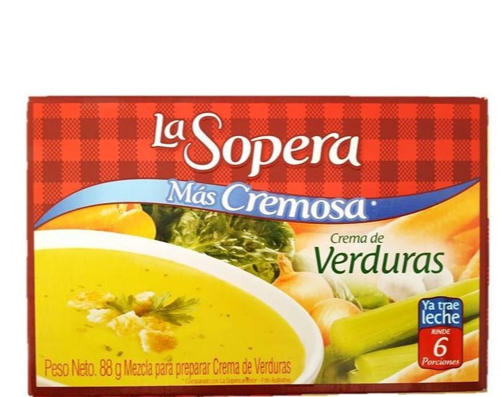 La Sopera Crema de Verduras X 88 Gramos