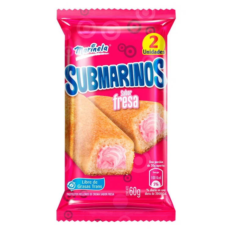 Pastel Submarinos Bimbo Multisabor X 35 Gramos