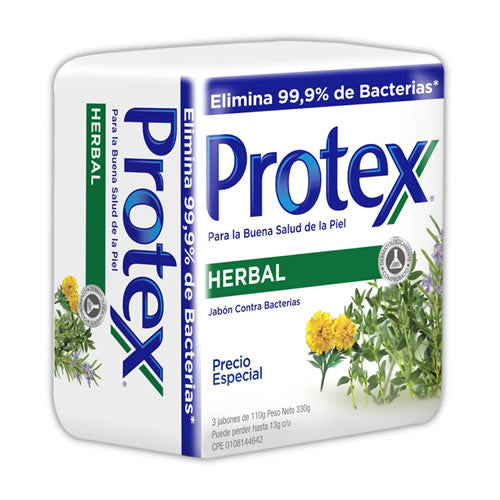 Jabón Protex Herbal 120 Gramos X 3 Unidades