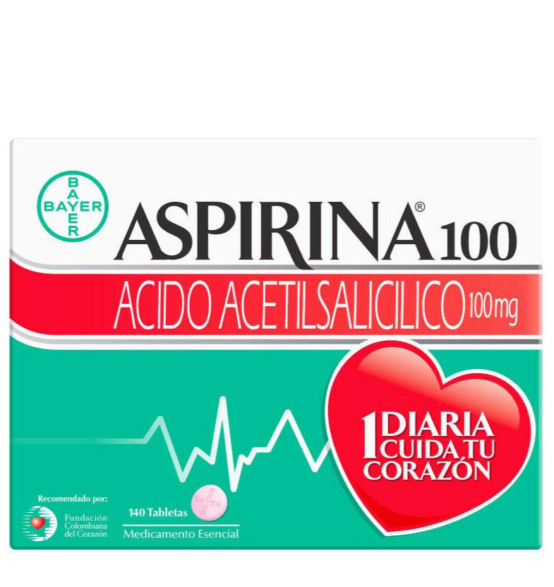 Aspirina 100 Blister X 28 Unidades