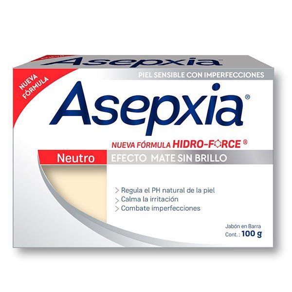 Jabón Asepxia Neutro X 100 Gramos