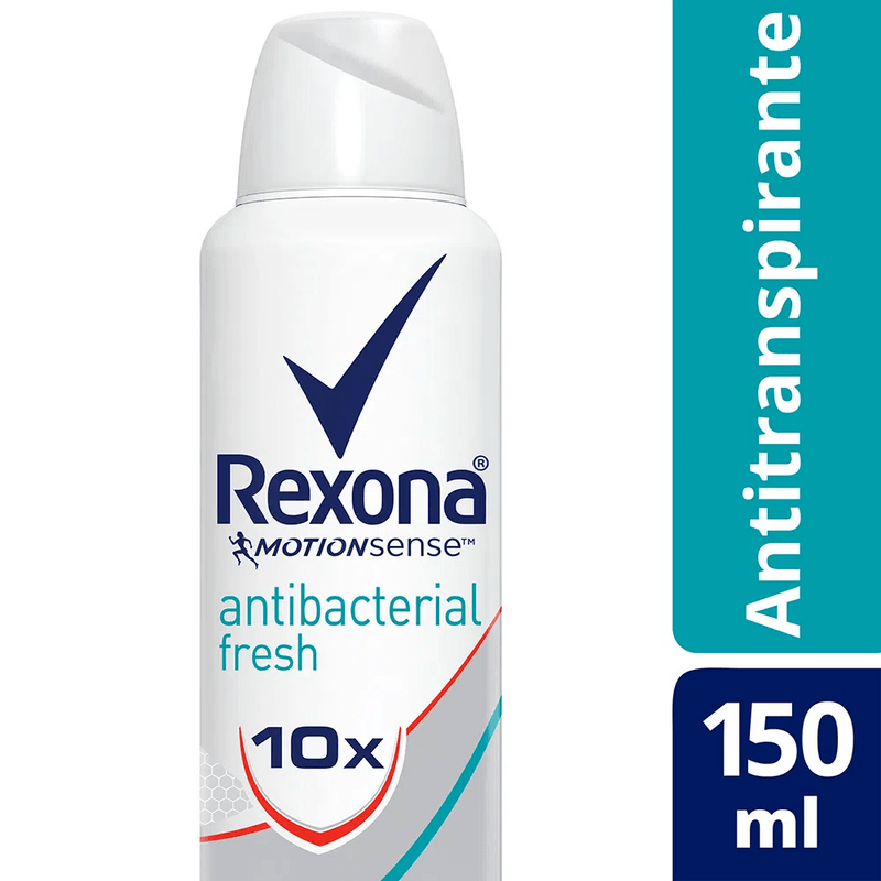 Desodorante Rexona Aerosol Antibacterial Fresh X 150 Ml