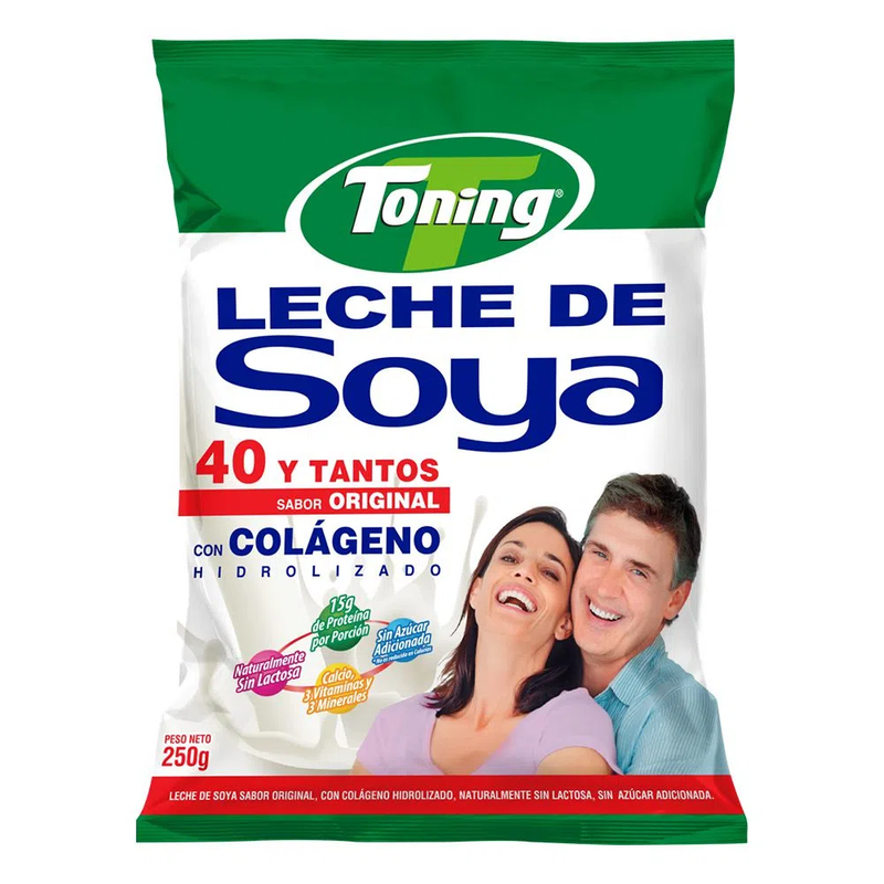 Leche de Soya Toning 40 y Tantos X 250 Gramos