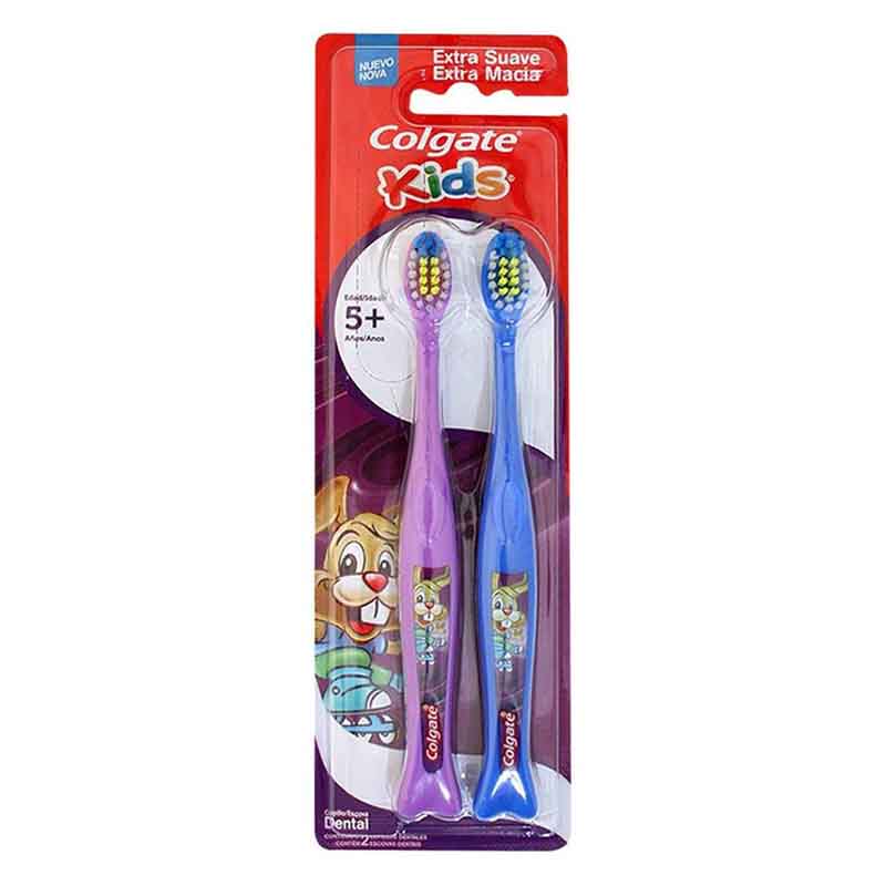 Cepillo Dental Colgate Kids Extra Suave X 2 Unidades