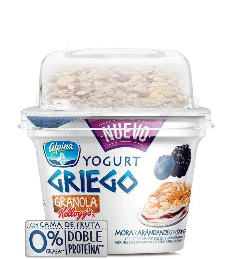 Yogurt Griego Alpina con Granola X 159 Gramos
