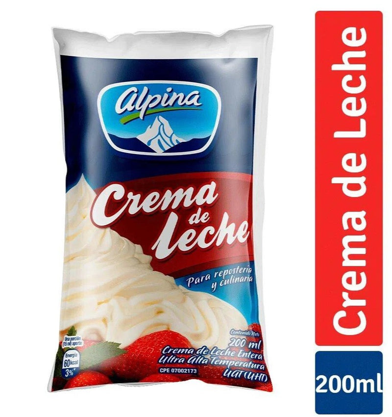 Crema de Leche Alpina X 200 Ml