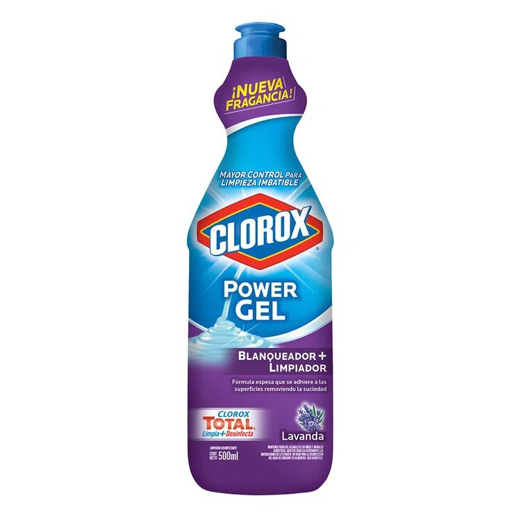 Clorox Cloro + Limpiador Gel Lavanda X 500 Ml