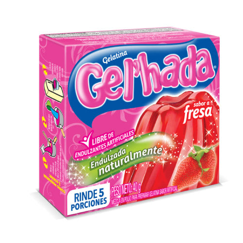 Gelatina Gel Hada Fresa x 40 Gramos