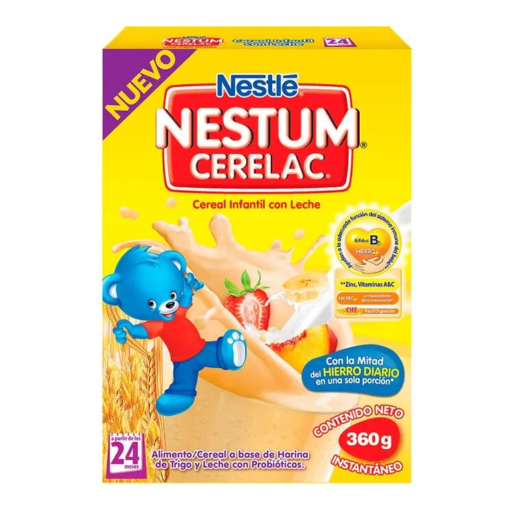 Cereal Infantil Nestum Cerelac X 360 Gramos