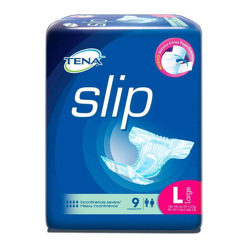 Pañal Tena Slip Talla L  X 9 Unidades