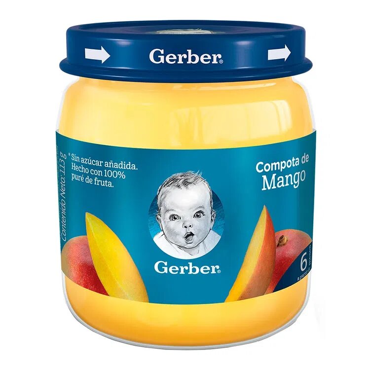 Compota Gerber Mango x 113 Gramos