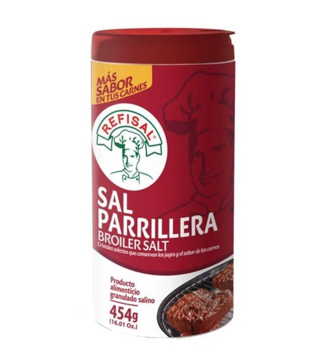 Sal Refisal Parrillera Frasco 454 Gramos