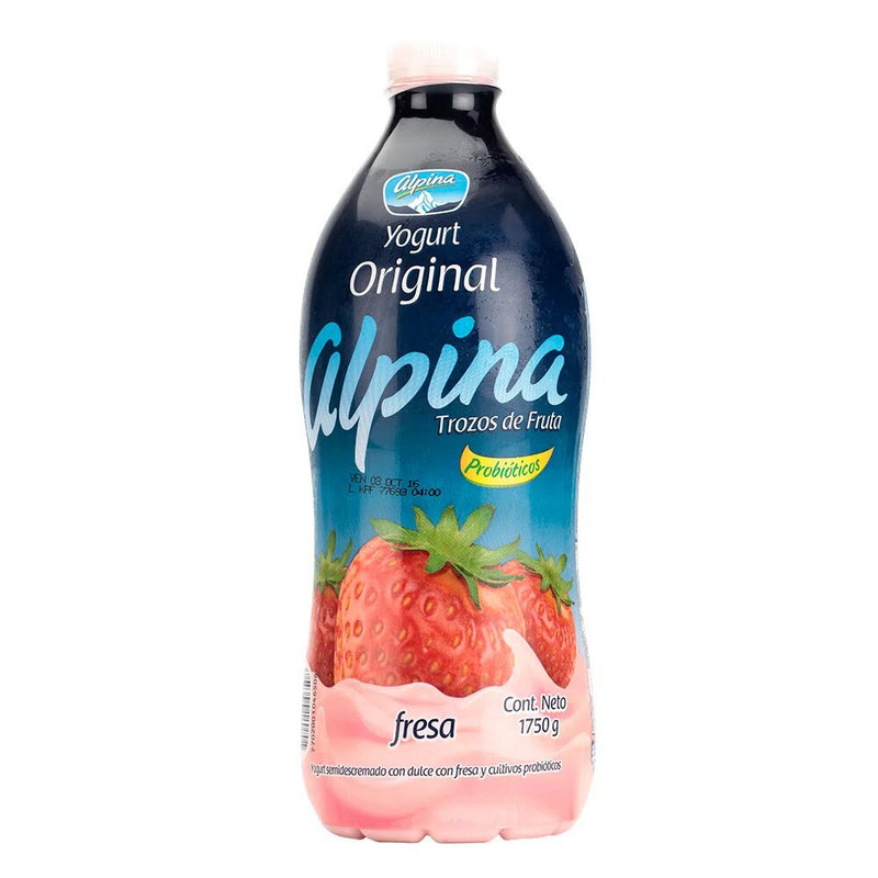 Yogurt Original Alpina Multisabor Botella X 1750 Gramos