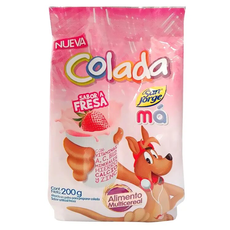 Colada San Jorge Fresa X 200 Gramos