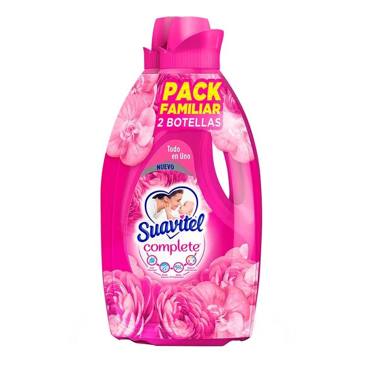 Suavizante Suavitel Complete Flor de Primavera 2 Und X 970 Ml