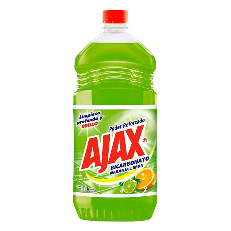 Limpia Pisos Ajax Bicarbonato Naranja-Limón