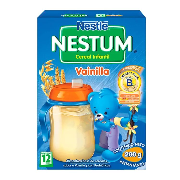 Cereal Infantil Nestum Vainilla X 200 Gramos