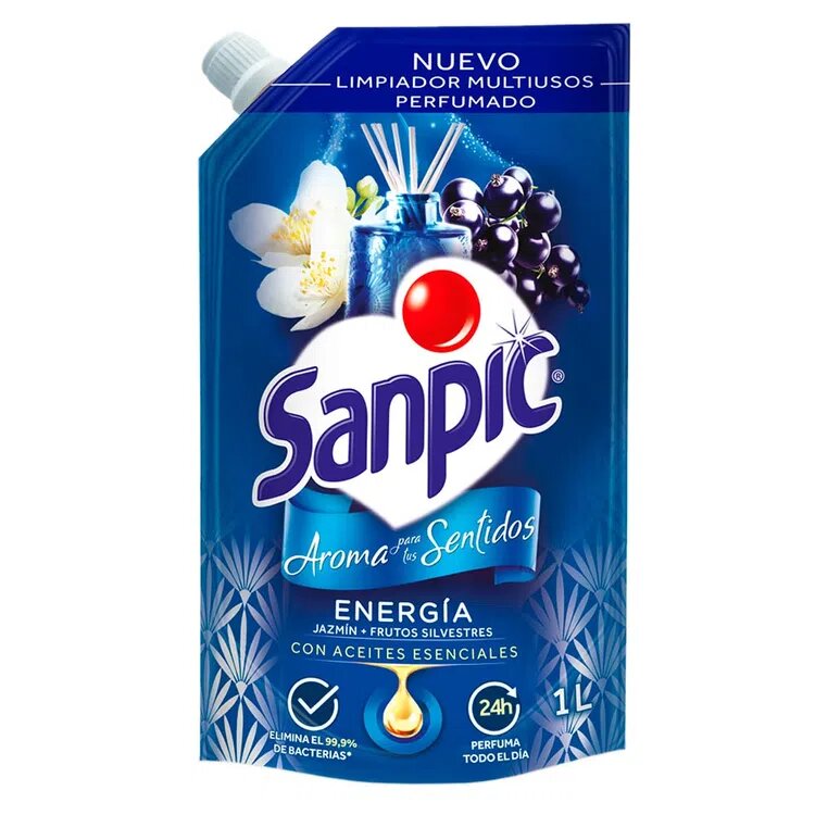 Limpia Pisos Sanpic Jazmín + Frutos Silvestres X 450 Ml