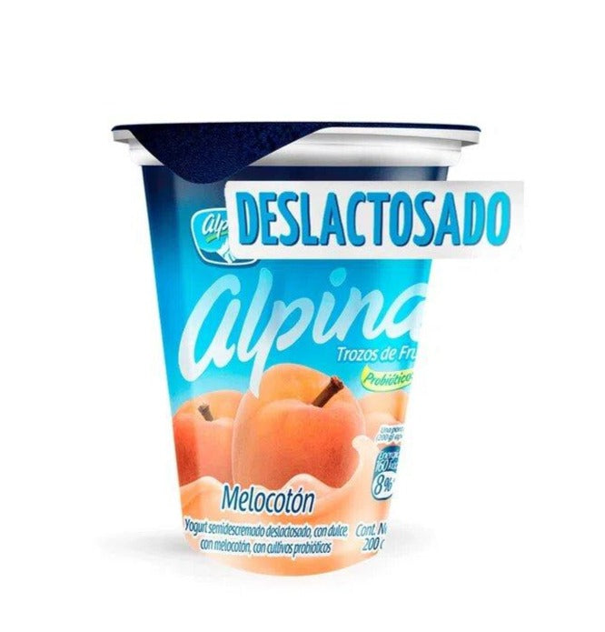 Yogurt Deslactosado Alpina Multisabor X 200 Gramos