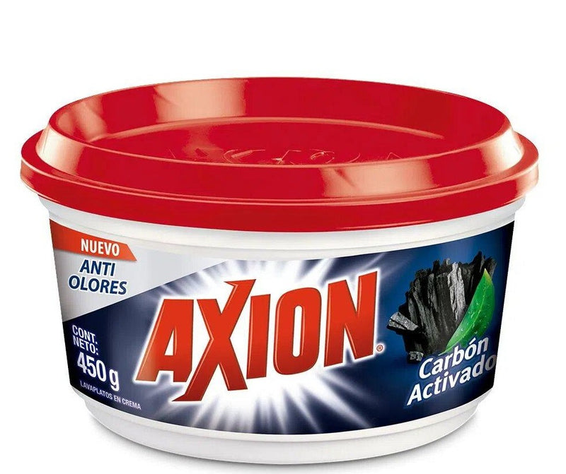 Crema Lavalozas Axion Carbón Activado X 450 Gramos