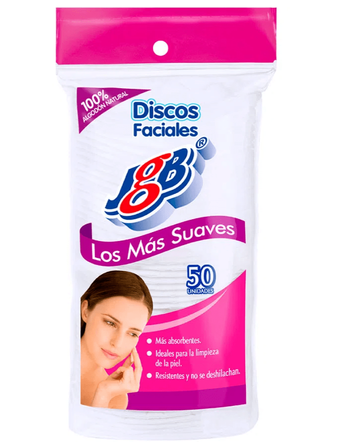 Discos Faciales JGB X 50 Unidades