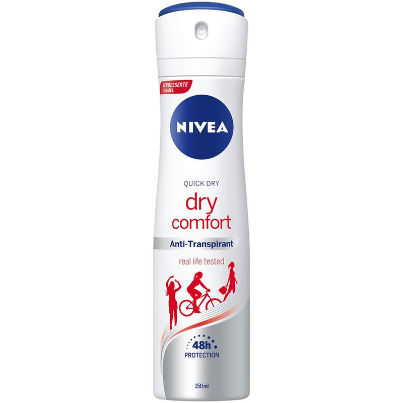 Desodorante Aerosol Nivea Dry Comfort X 150 Ml