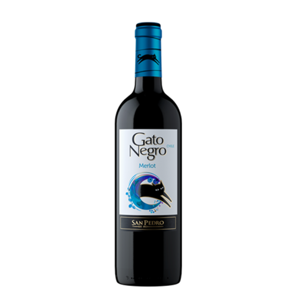 Vino Gato Negro Merlot X 750 Ml