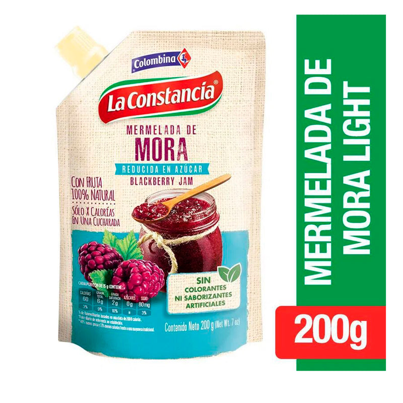 Mermelada Multisabor Light La Constancia Doy Pack X 200 Gramos