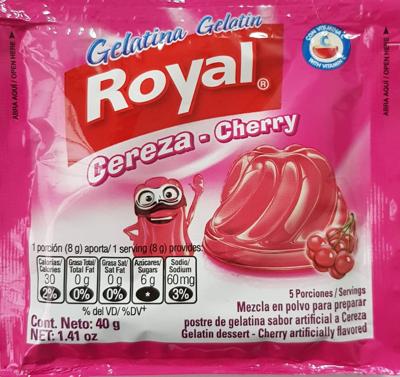 Gelatina Royal Cereza X 40 Gramos