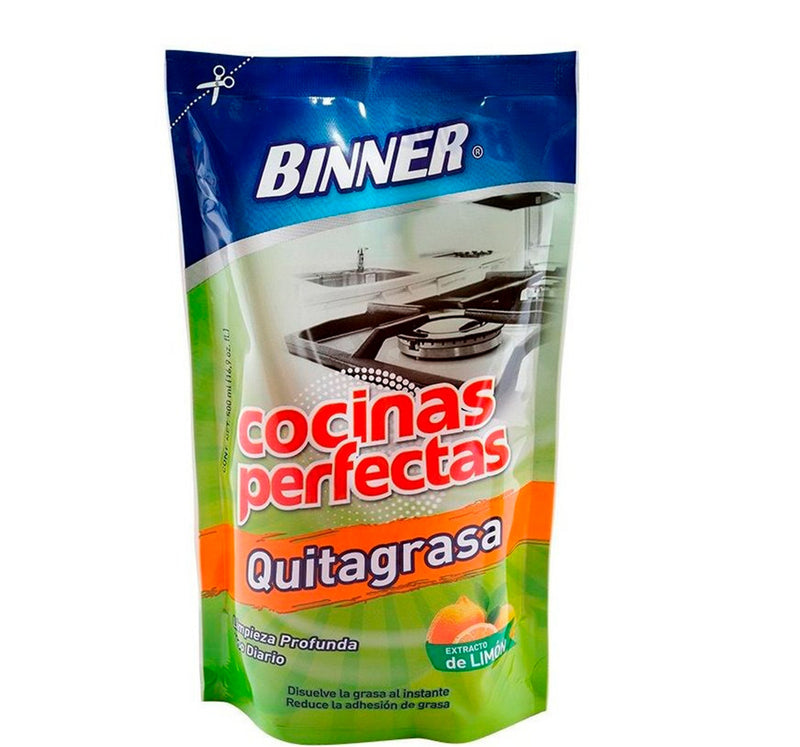 Repuesto QuitaGrasa Binner Limón X 500 Ml