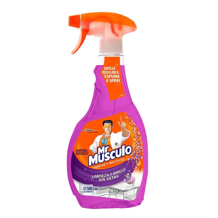 Limpiavidrios y Multiusos Mr Músculo X 500 Ml