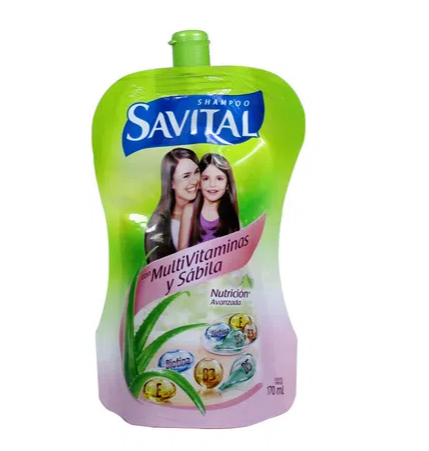 Shampoo Savital con MultiVitaminas y Sábila Doy Pack