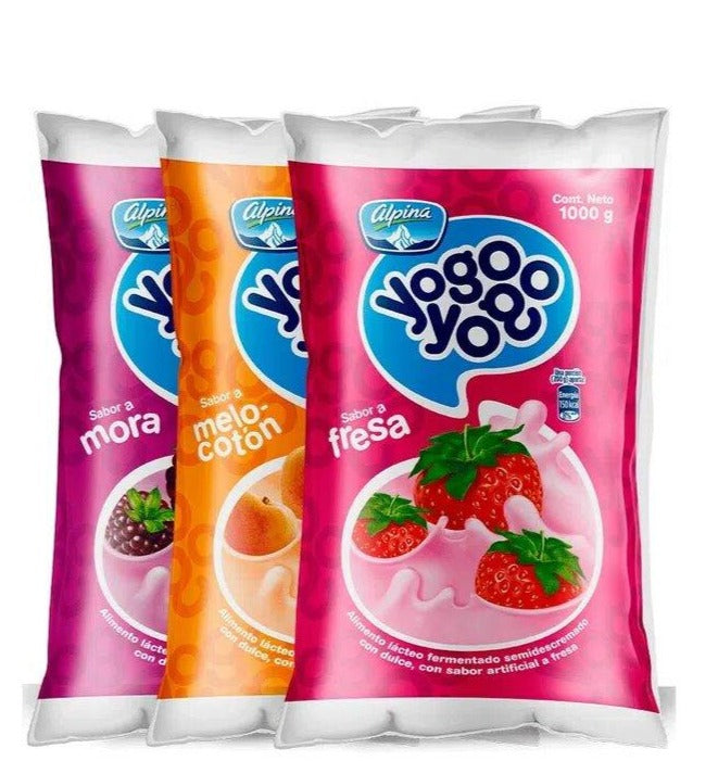 Yogurt Yogo Yogo Multisabor X 1000 Gramos